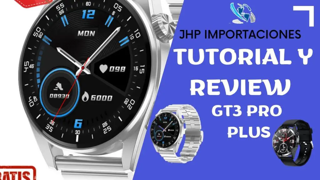 ‼ Tutorial y REVIEW SmartWatch GT3 PRO PLUS ⌚ y como conectarse con nuestro SMARTPHONE ‼