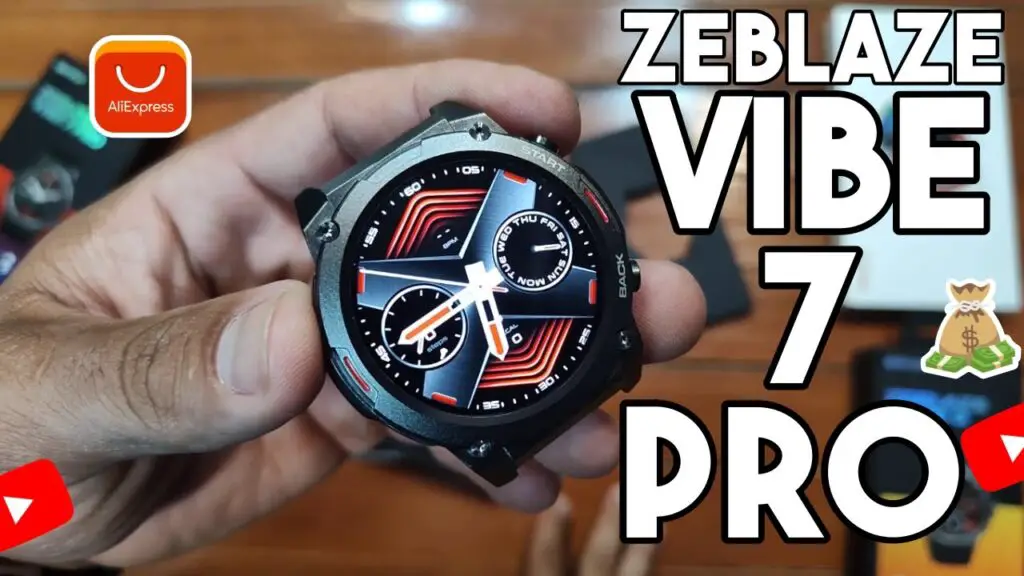 Smartwatch Zeblaze Vibe 7 Pro Unboxing e Review