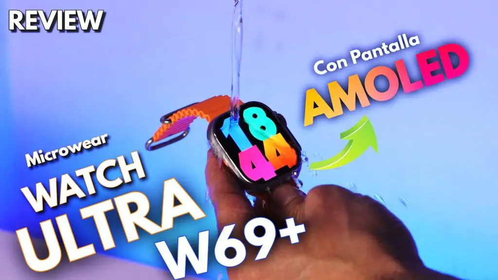 REVIEW Microwear WATCH ULTRA W69+ 😱 Smartwatch con Pantalla AMOLED & RESISTENTE ✔️