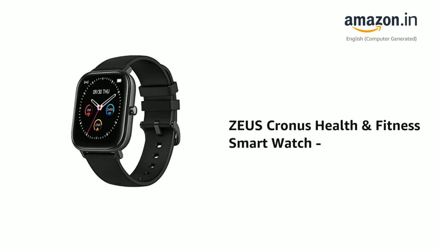 Fire Boltt Zeus Black smartwatch review